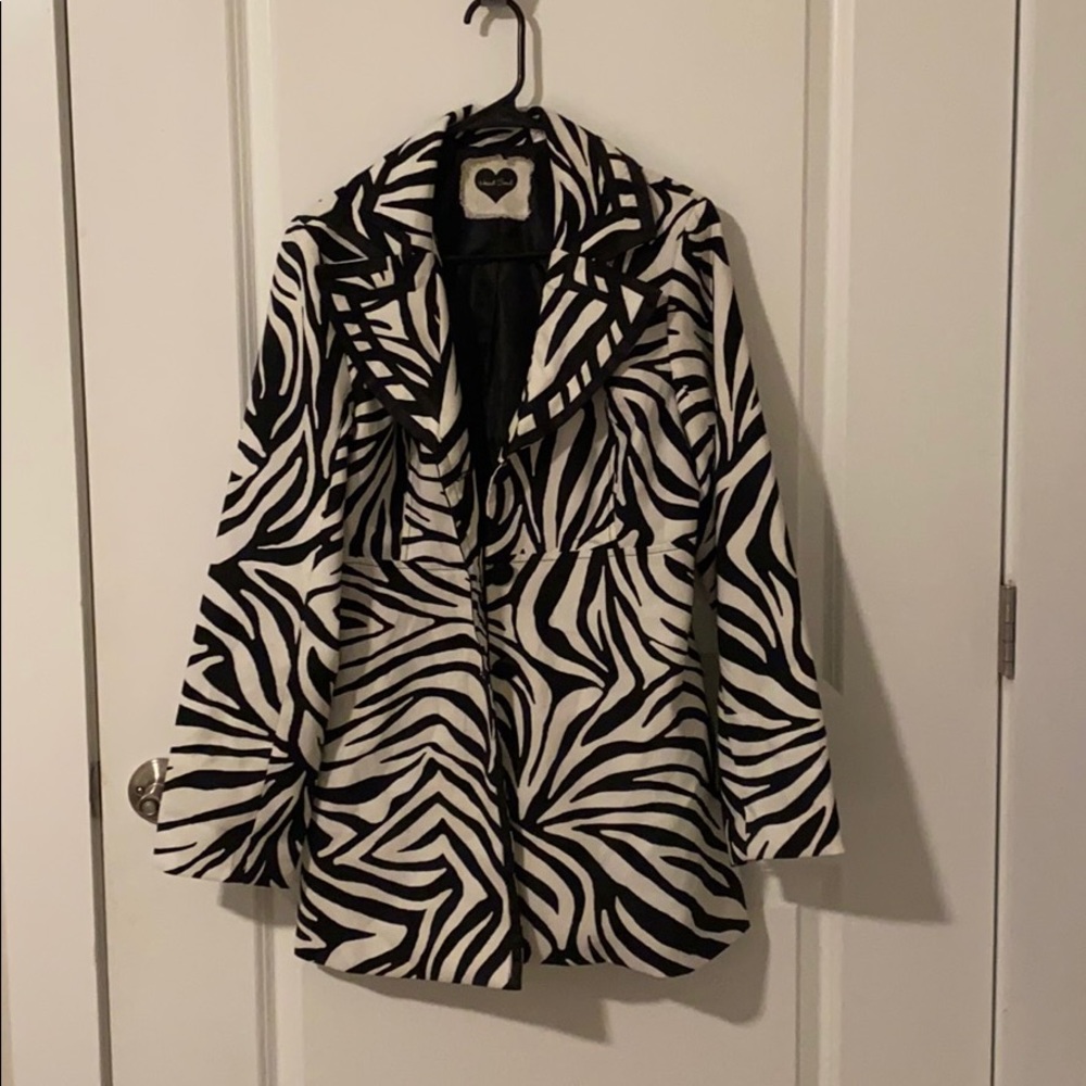 Zebra print jacket